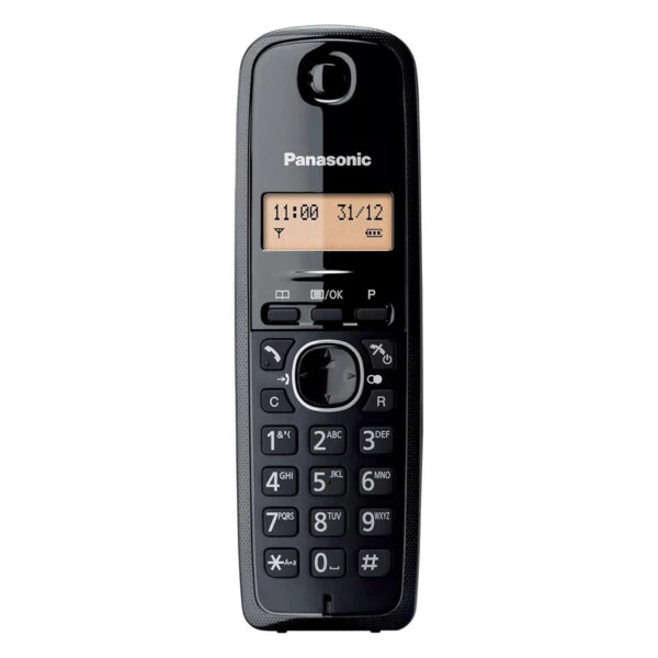 Panasonic KX-TG1611 Siyah Gri Telsiz DECT Telefon