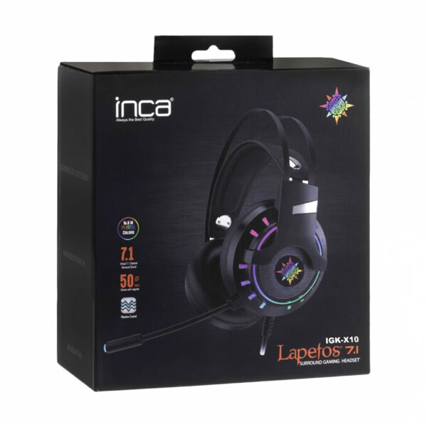 Inca IGK-X10 Titreşimli 7.1 Surround RGB Gaming Headset