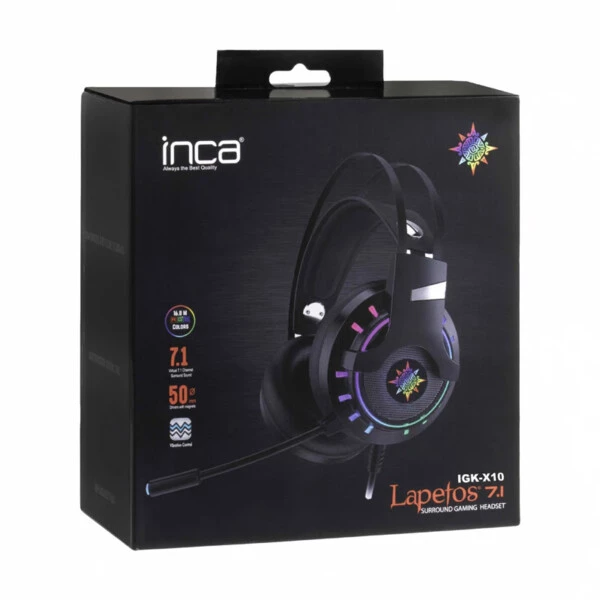 Inca IGK-X10 Titreşimli 7.1 Surround RGB Gaming Headset