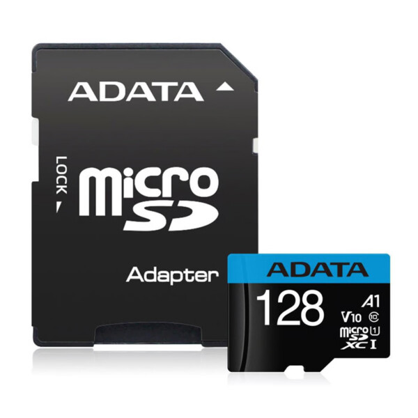 ADATA 128GB Premier microSDXC Card with Adapter UHS-I Class10 V10