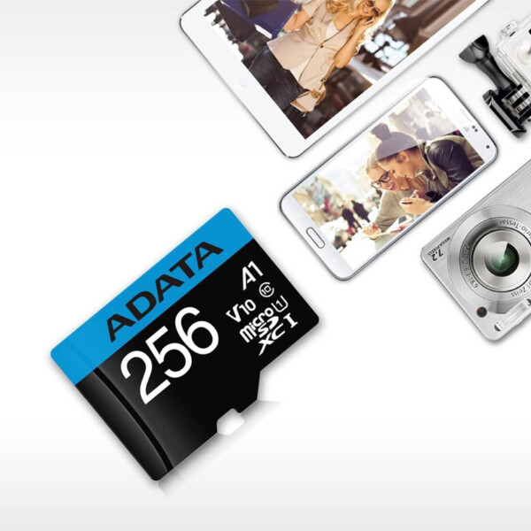 ADATA 256GB Premier microSDXC Card with Adapter UHS-I Class10 V10