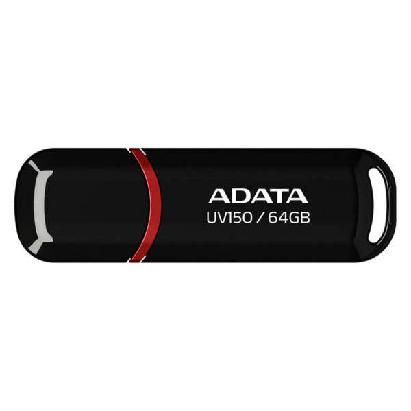 ADATA UV150 64GB USB 3.2 Gen 1 Black Flash Bellek