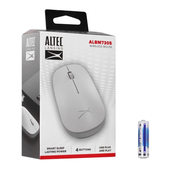 Altec Lansing ALBM7305 Beyaz 2.4 GHz Kablosuz Mouse