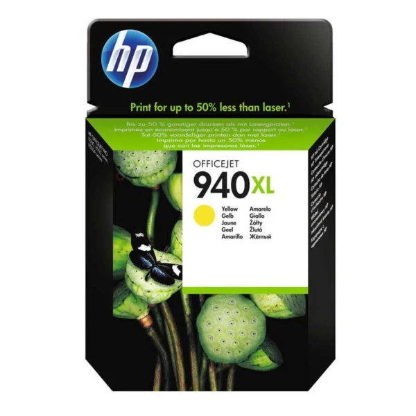 HP 940XL Yellow Sarı Yüksek Kapasiteli Kartuş C4909A