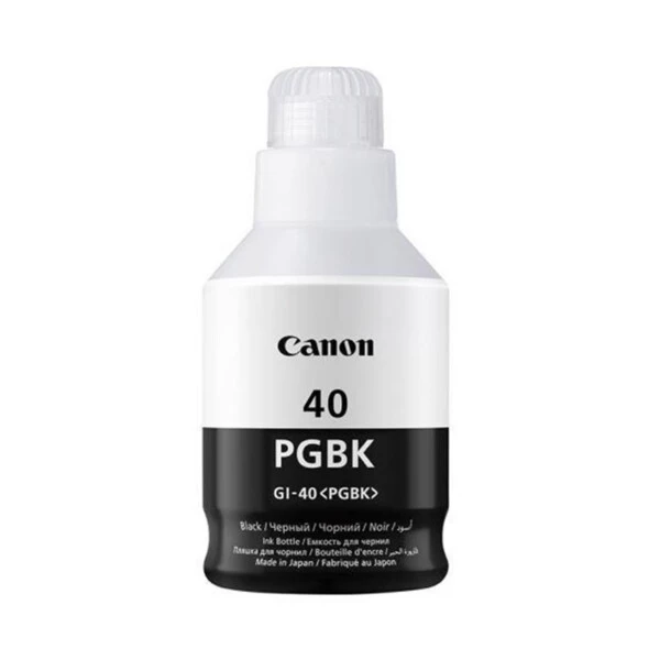 Canon GI-40BK Black Siyah Şişe Mürekkep