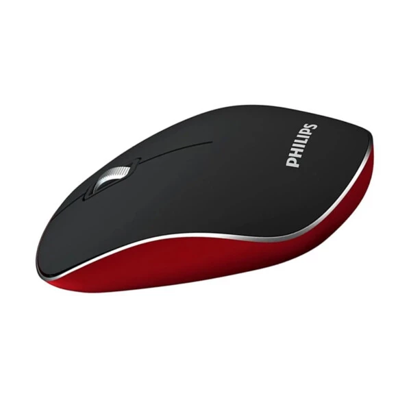Philips SPK7323HS/93 Black and Red Kablosuz Sessiz Mouse