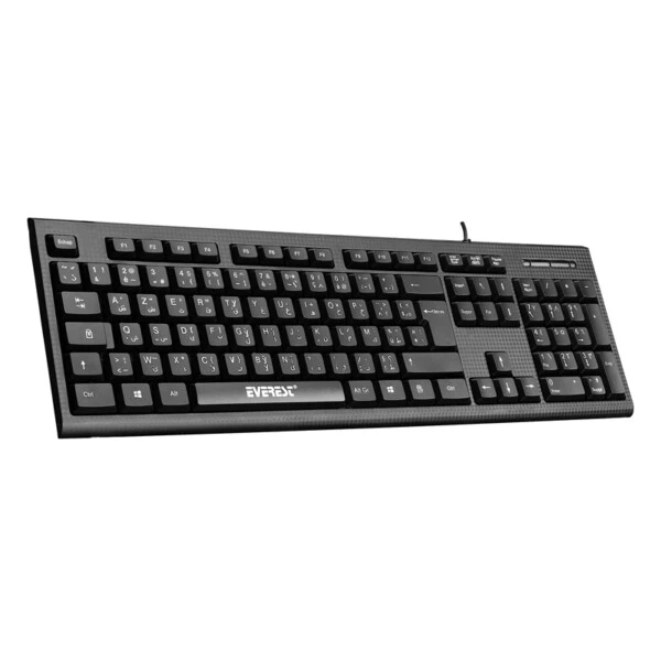 Everest KB-871U Siyah USB 108 Tuşlu Klavye