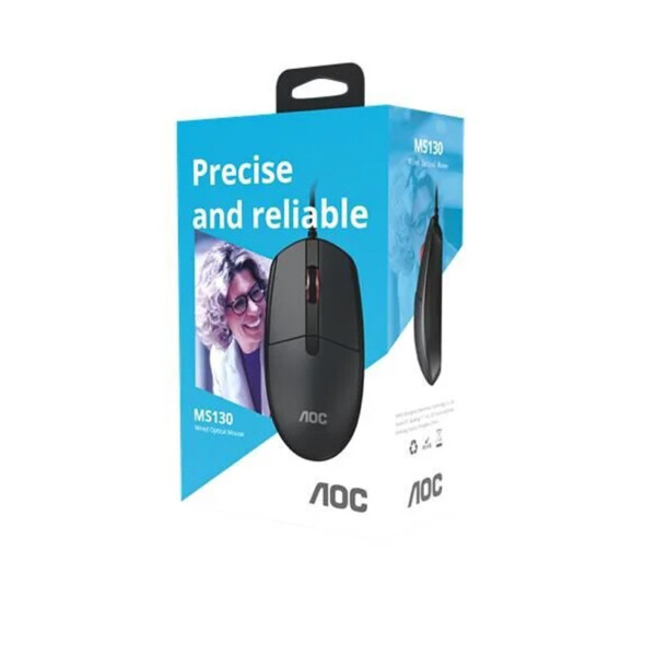 AOC MS130B/LA USB Kablolu Ofis Mouse