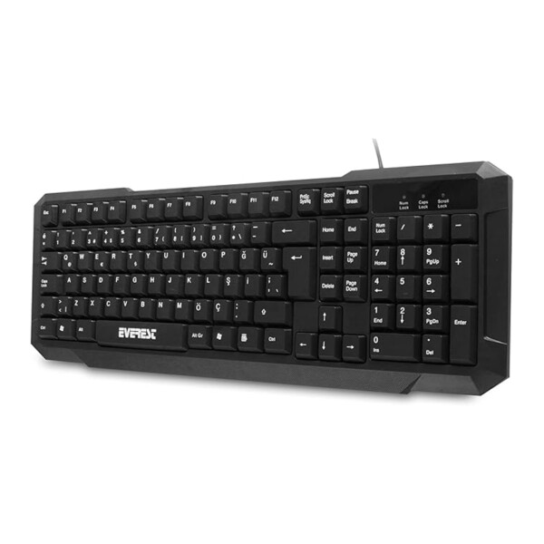 Everest KM-515 Siyah USB Klavye Mouse Set