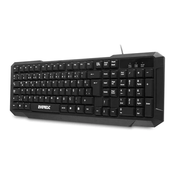 Everest KM-515 Siyah USB Klavye Mouse Set