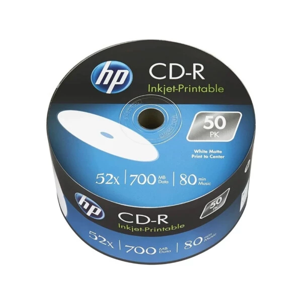 HP CD-R 700MB 52X 50li Shrink Paket