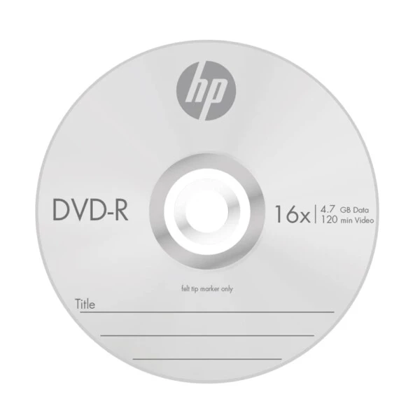 HP DVD-R 4.7GB 16X 50li Printable Shrink Paket