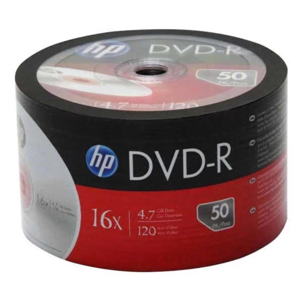 HP DVD-R 4.7GB 16X 50li Printable Shrink Paket