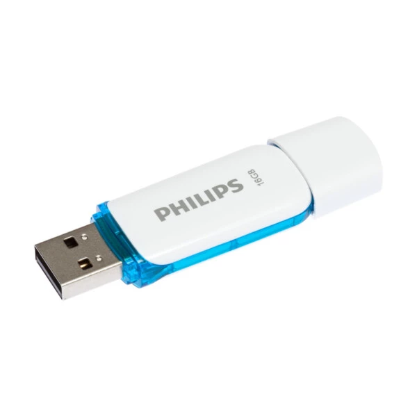 Philips 16GB Snow USB 2.0 Bellek Mavi Beyaz