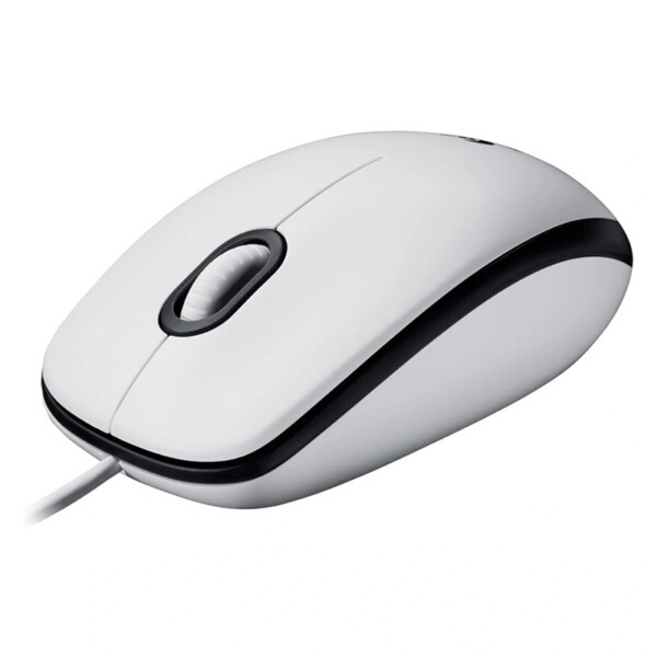 Logitech B100 910-003360 Beyaz Kablolu Mouse - USB Optik Mouse - Tekno24Market